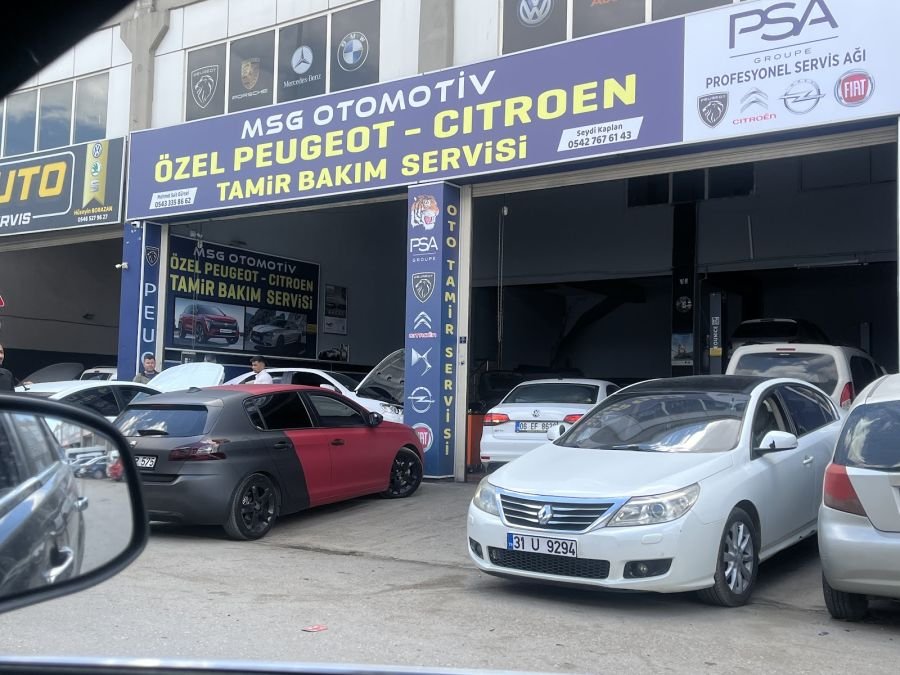 Servis Cephesi — PSA MSG Auto servisi